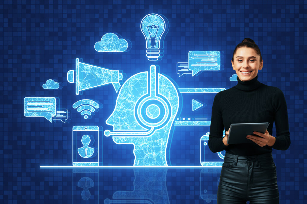 A young professional reflects on the insights gained from her brand’s conversational intelligence AI.